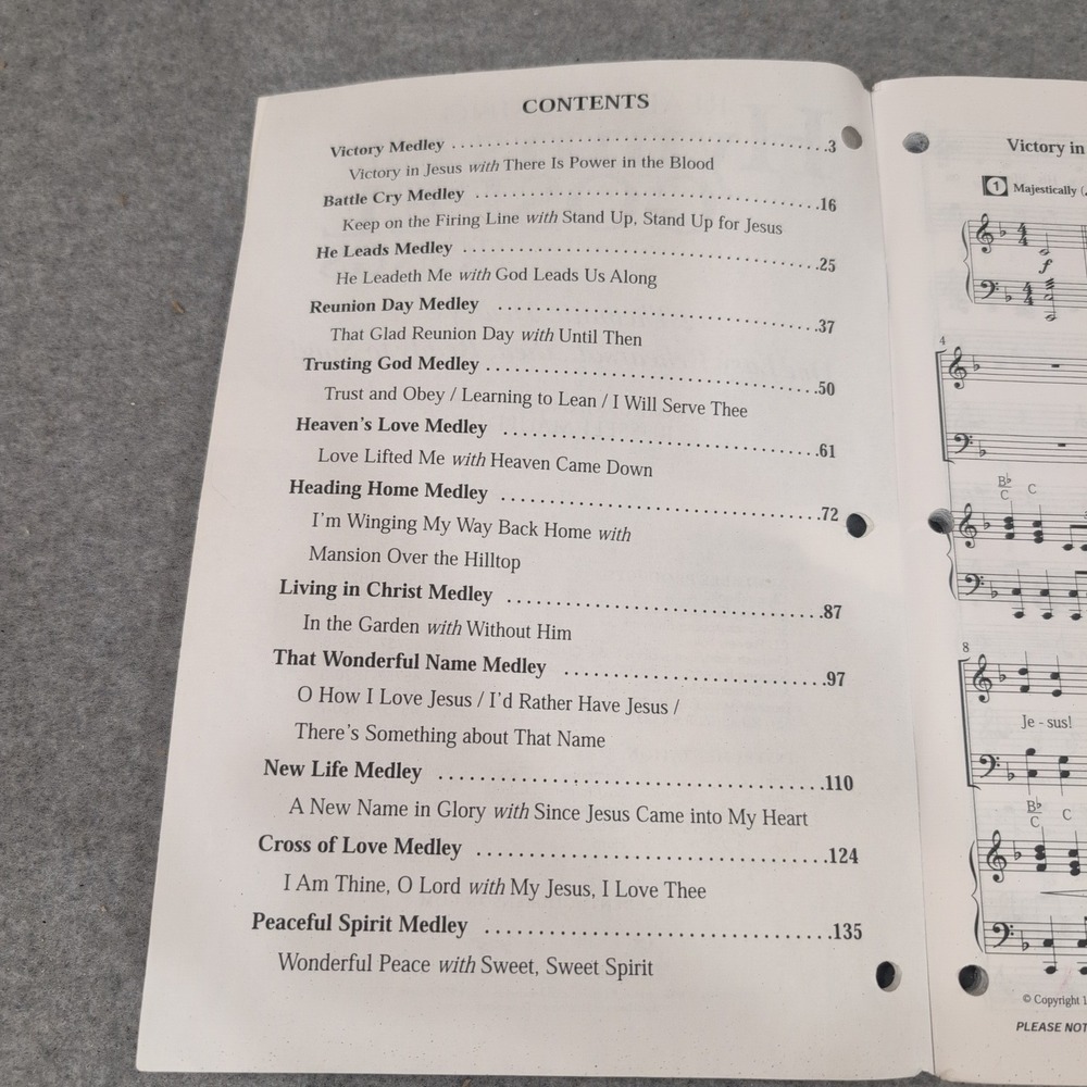 Ready to Sing Hymns and Gospel Songs SATB Choral Book Russell Mauldin - Picture 3 of 3